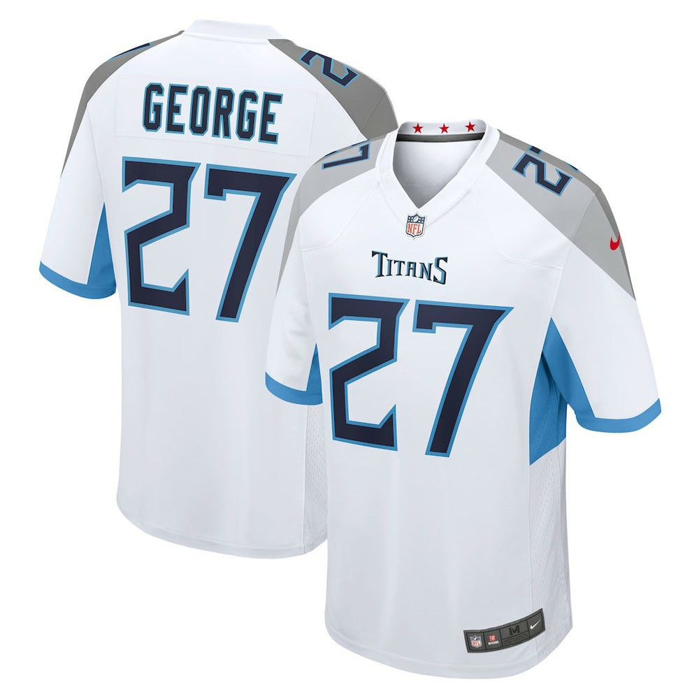 Eddie George Tennessee Titans Retired Player Game Jersey - White - Nike