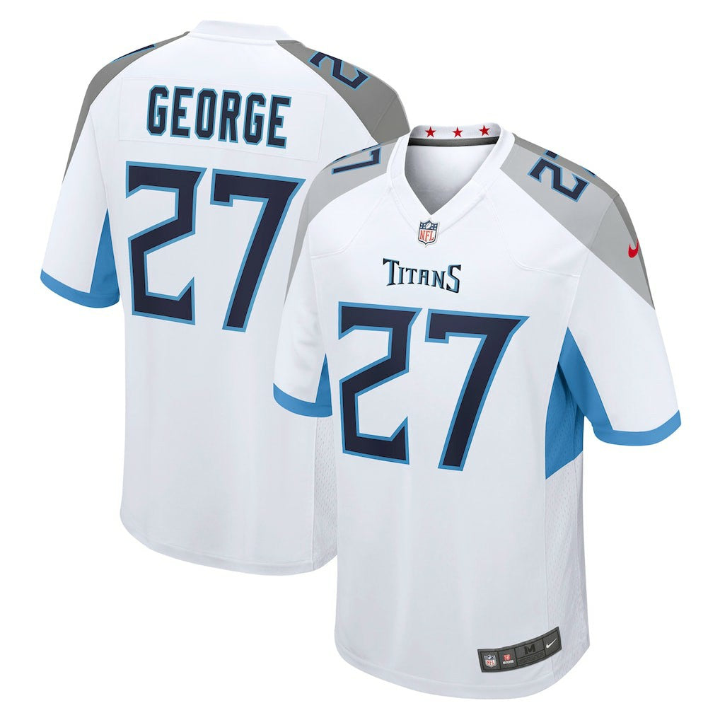 Eddie George Tennessee Titans Retired Player Game Jersey - White - Nike