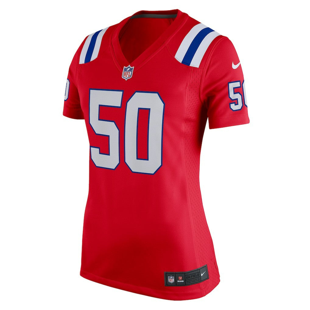 Mike Vrabel New England Patriots Women's Retired Game Jersey - Red - Nike