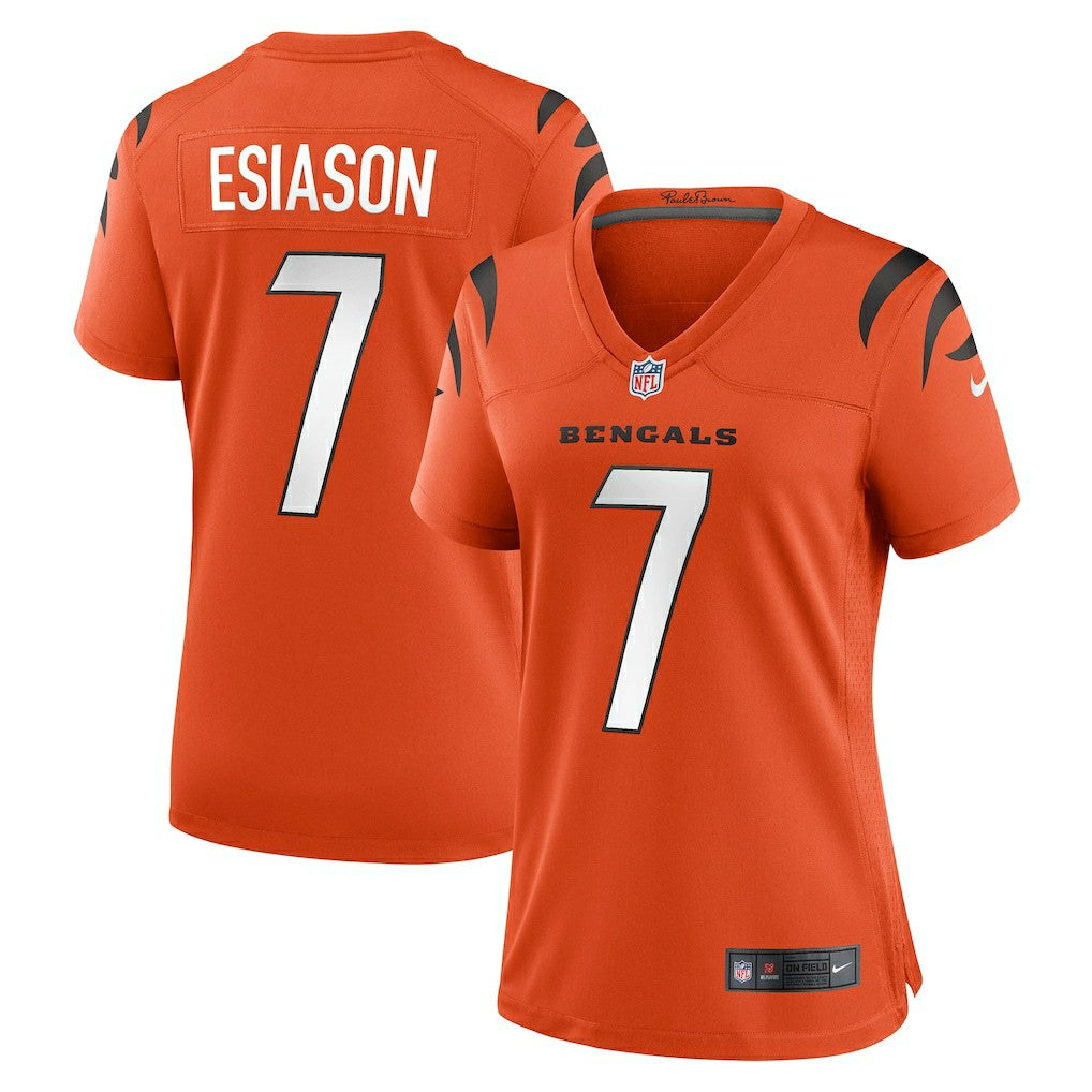 Boomer Esiason Cincinnati Bengals Women's Retired Game Jersey - Orange - Nike