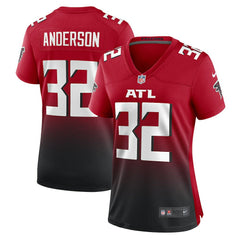 Jamal Anderson Atlanta Falcons Women's Retired Game Jersey - Red - Nike