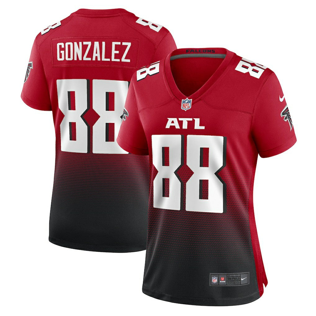 Tony Gonzalez Atlanta Falcons Women's Retired Game Jersey - Red - Nike