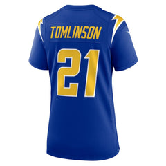 LaDainian Tomlinson Los Angeles Chargers Women's Retired Game Jersey - Royal - Nike