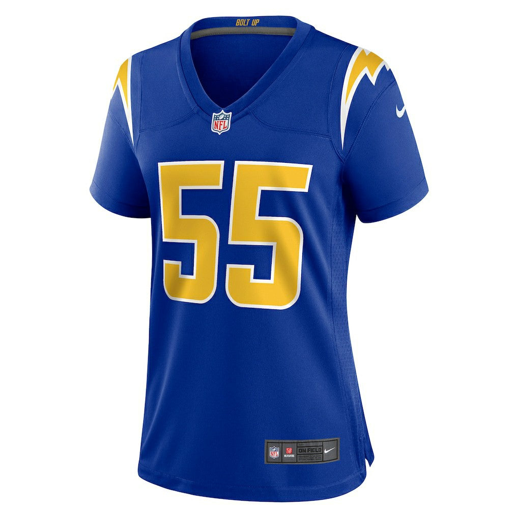 Junior Seau Los Angeles Chargers Women's Retired Game Jersey - Royal - Nike