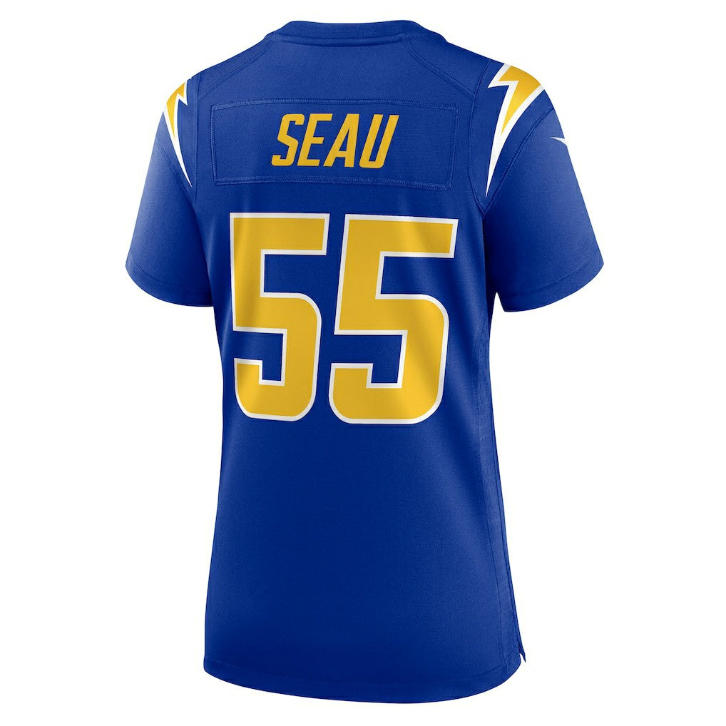 Junior Seau Los Angeles Chargers Women's Retired Game Jersey - Royal - Nike