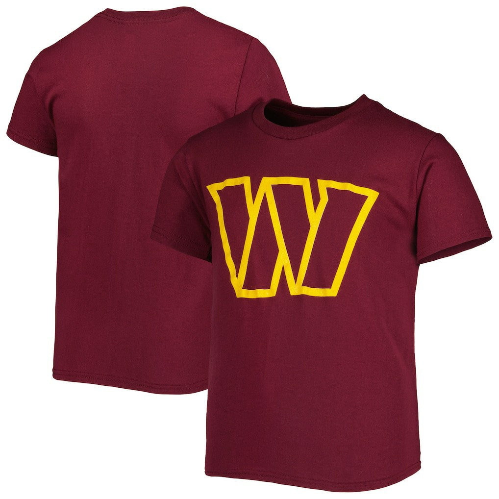 Washington Commanders Youth Team Logo T-Shirt - Burgundy - NFL