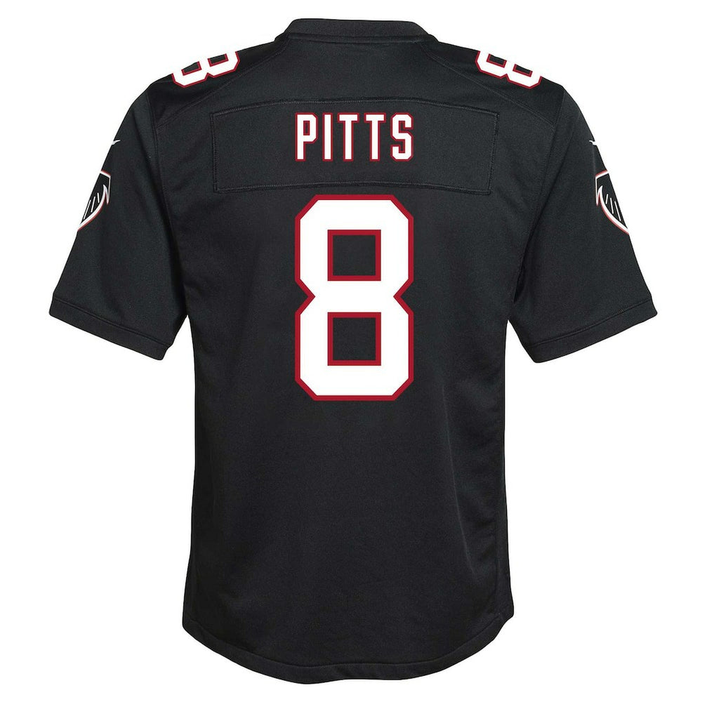 Kyle Pitts Sr. Atlanta Falcons Youth Game Jersey - Black - Nike
