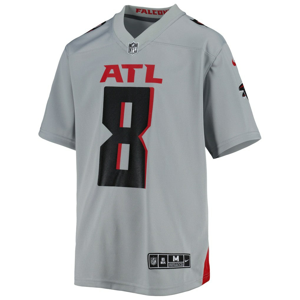 Kyle Pitts Atlanta Falcons Youth Inverted Game Jersey - Gray - Nike