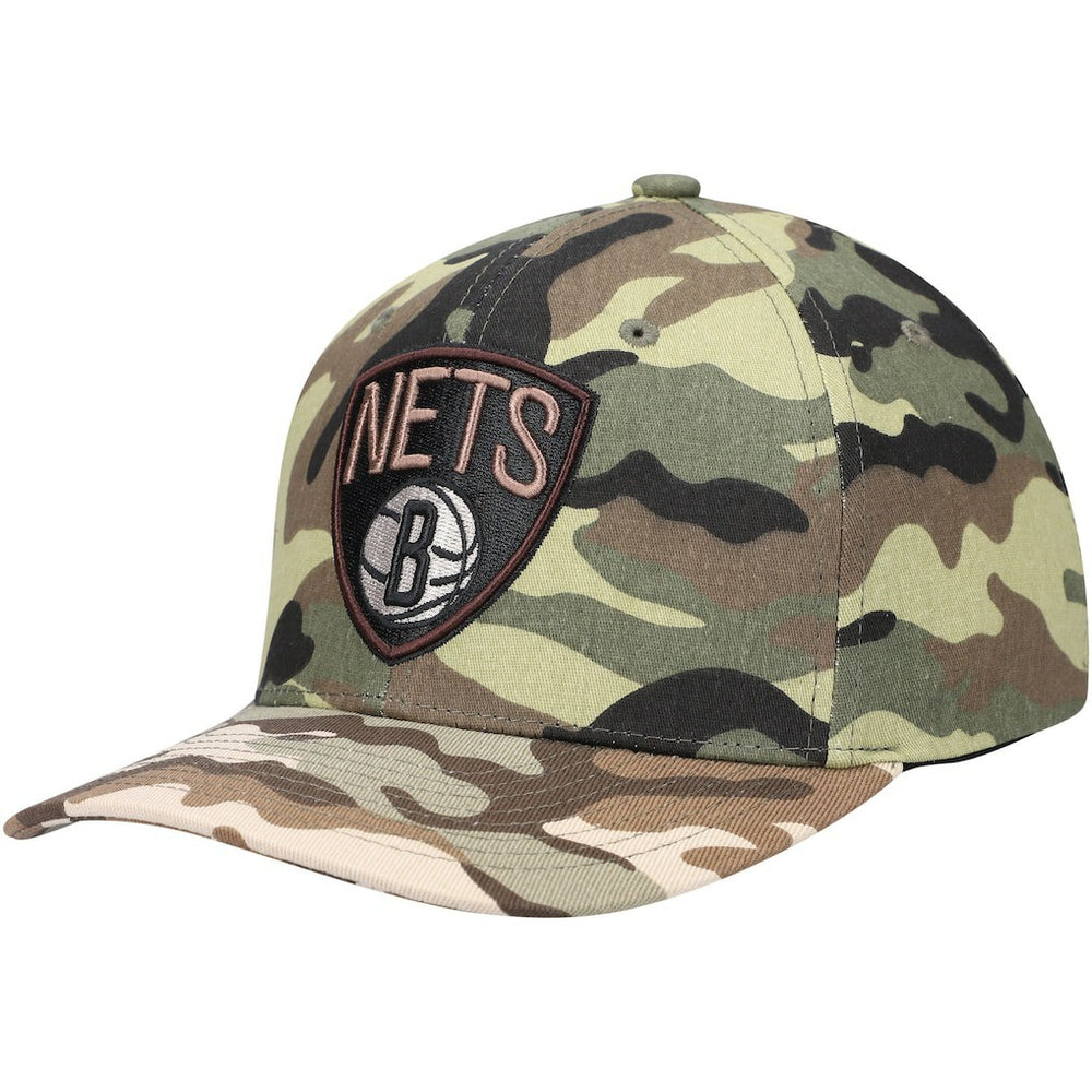 Mitchell & Ness Brooklyn Nets Woodland Desert Snapback Hat Camo