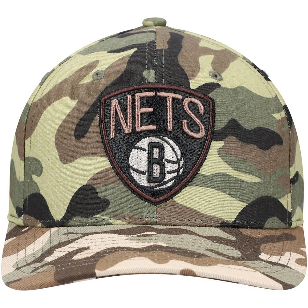Mitchell & Ness Brooklyn Nets Woodland Desert Snapback Hat Camo