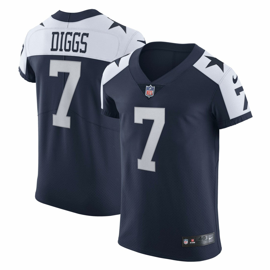 Trevon Diggs Dallas Cowboys Alternate Vapor Elite Jersey - Navy - Nike