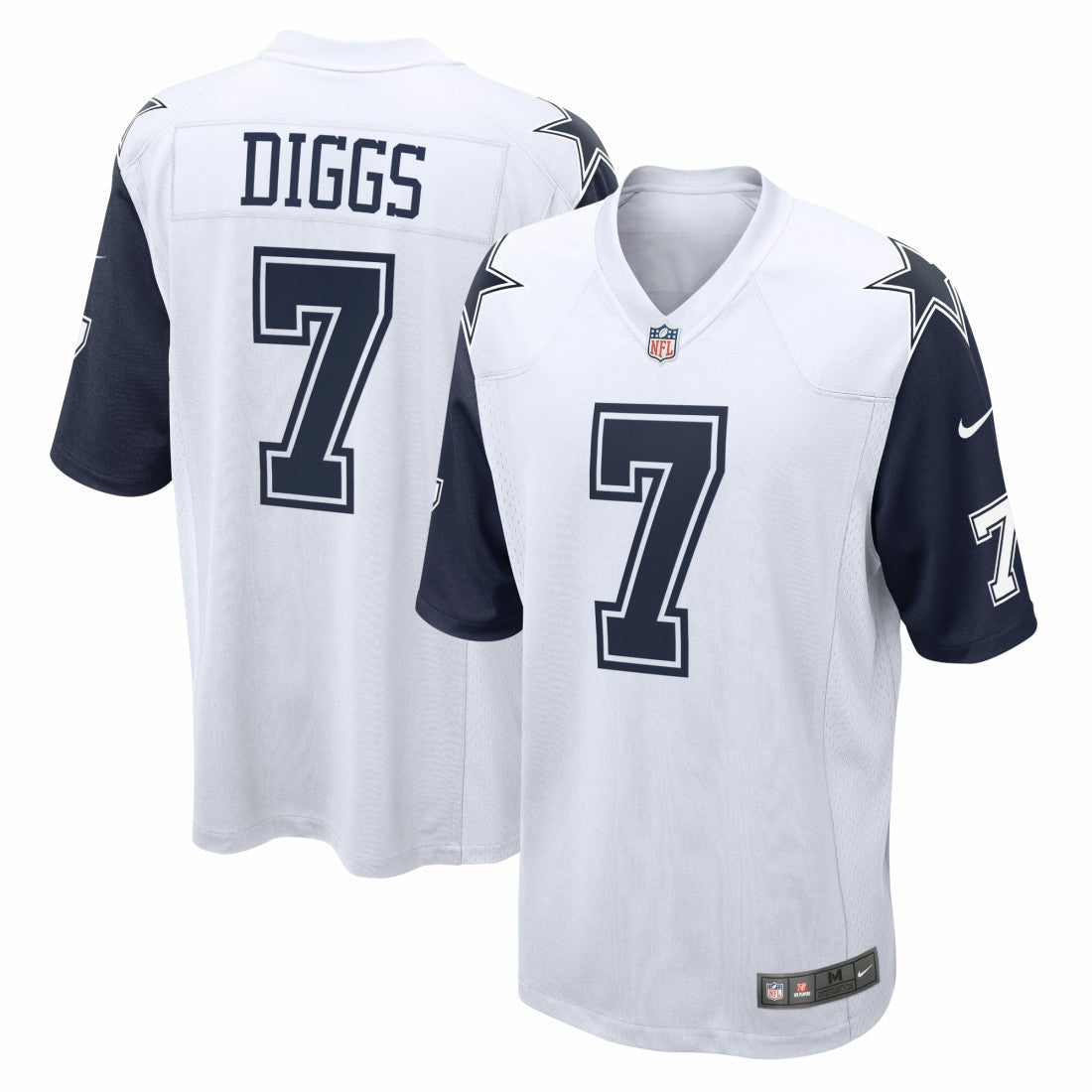 Trevon Diggs Dallas Cowboys Alternate Game Team Jersey - White - Nike