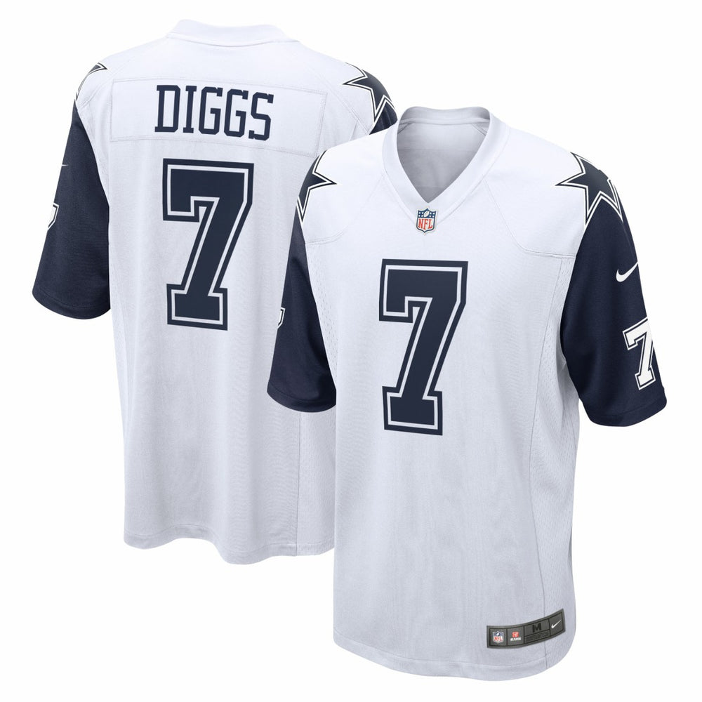 Trevon Diggs Dallas Cowboys Alternate Game Team Jersey - White - Nike
