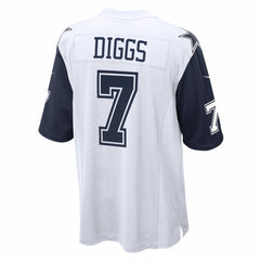 Trevon Diggs Dallas Cowboys Alternate Game Team Jersey - White - Nike