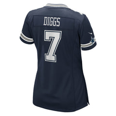 Trevon Diggs Dallas Cowboys Women's Game Jersey - Navy - Nike