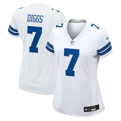 Trevon Diggs Dallas Cowboys Women's Game Jersey - White - Nike