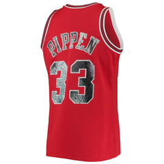 Mitchell & Ness Scottie Pippen Chicago Bulls 1997/98 Hardwood Classics NBA 75th Anniversary Diamond Swingman Jersey Red