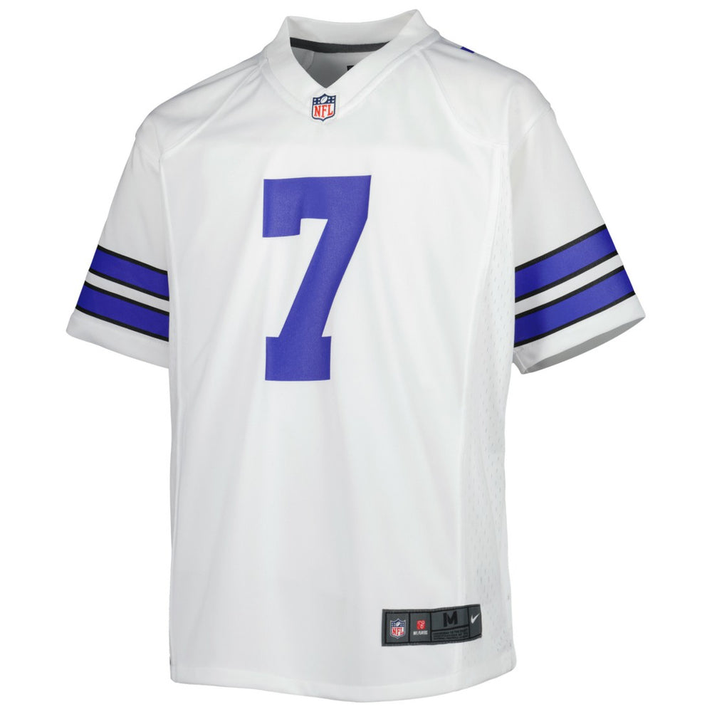 Trevon Diggs Dallas Cowboys Youth Game Jersey - White - Nike