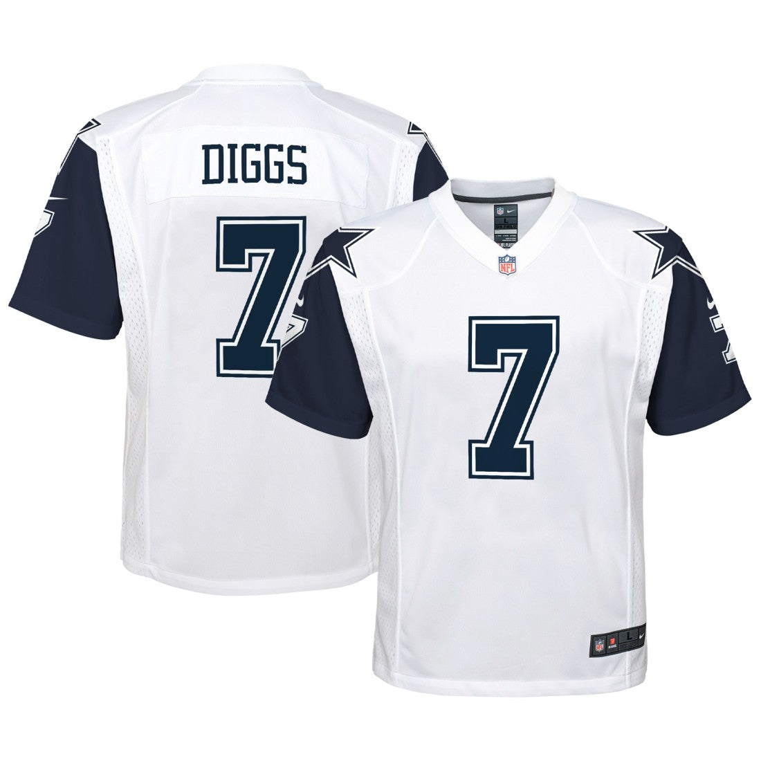 Trevon Diggs Dallas Cowboys Youth Alternate Game Jersey - White - Nike