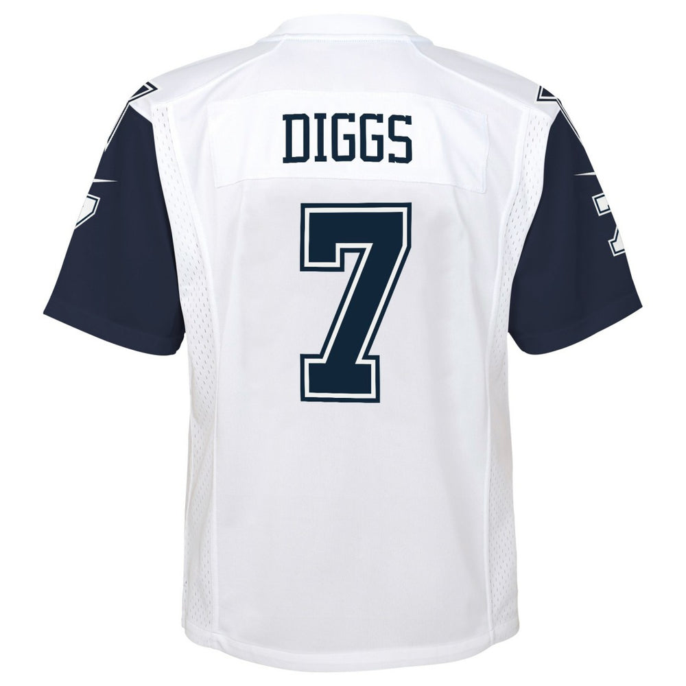Trevon Diggs Dallas Cowboys Youth Alternate Game Jersey - White - Nike