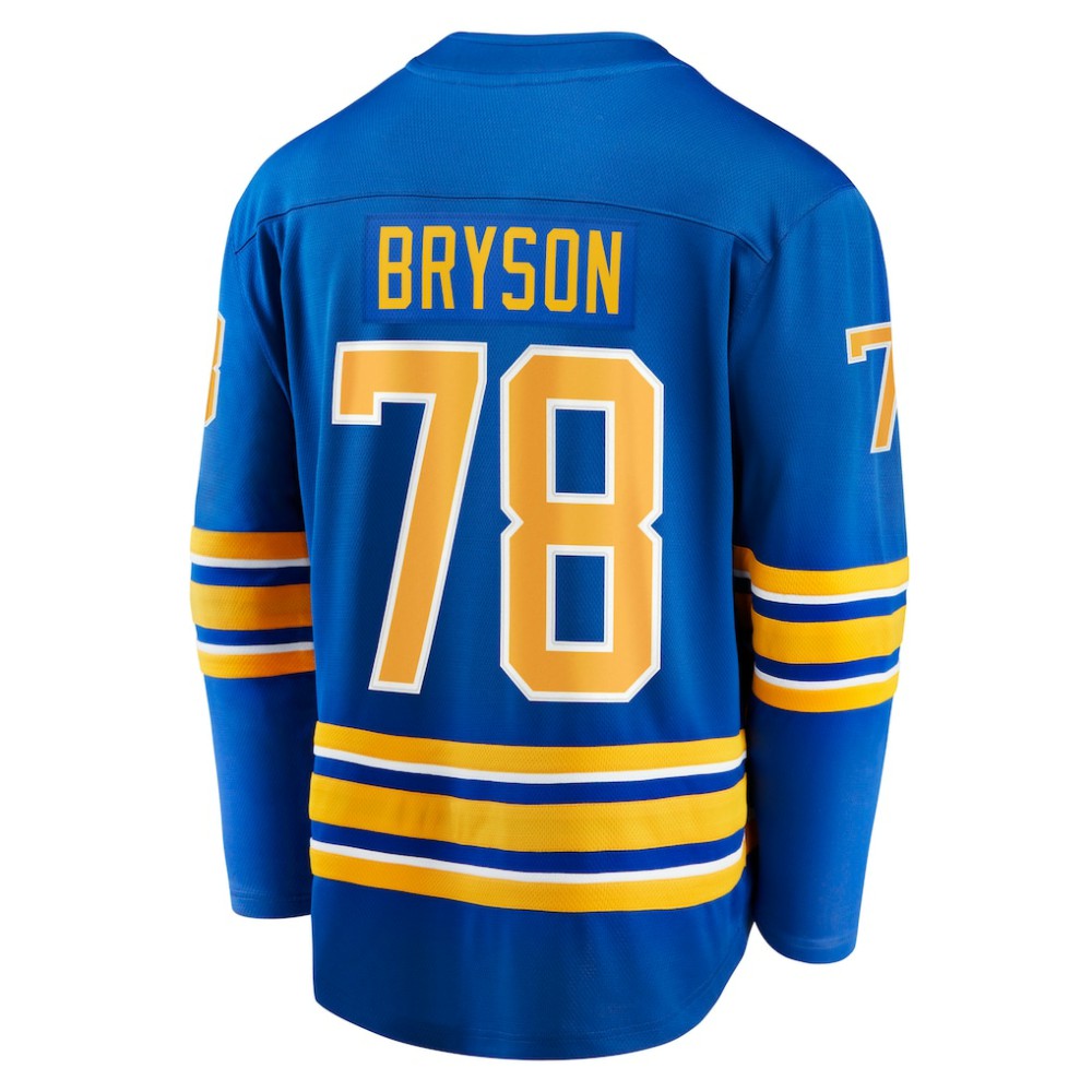 Jacob Bryson Buffalo Sabres Fanatics Home Breakaway Player Jersey - Royal | Fanatics online