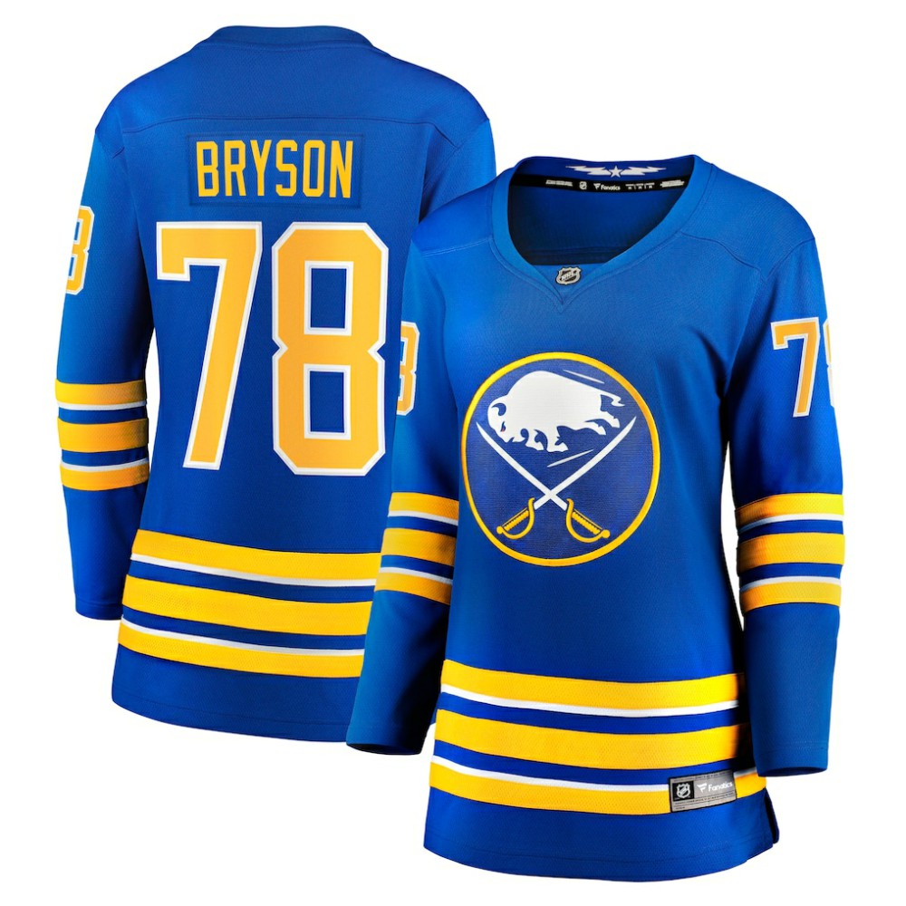 Jacob Bryson Buffalo Sabres Fanatics Women's Home Breakaway Player Jersey - Royal | Fanatics on sale