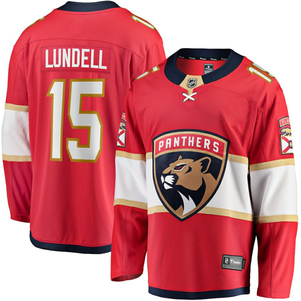 Anton Lundell Florida Panthers Fanatics Home Breakaway Player Jersey - Red | Fanatics sale