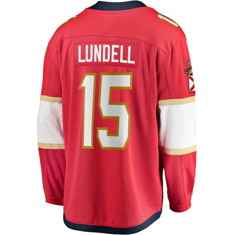 Anton Lundell Florida Panthers Fanatics Home Breakaway Player Jersey - Red | Fanatics sale