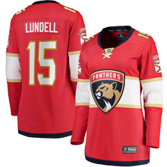 Anton Lundell Florida Panthers Fanatics Women's Home Breakaway Player Jersey - Red | Fanatics on sale