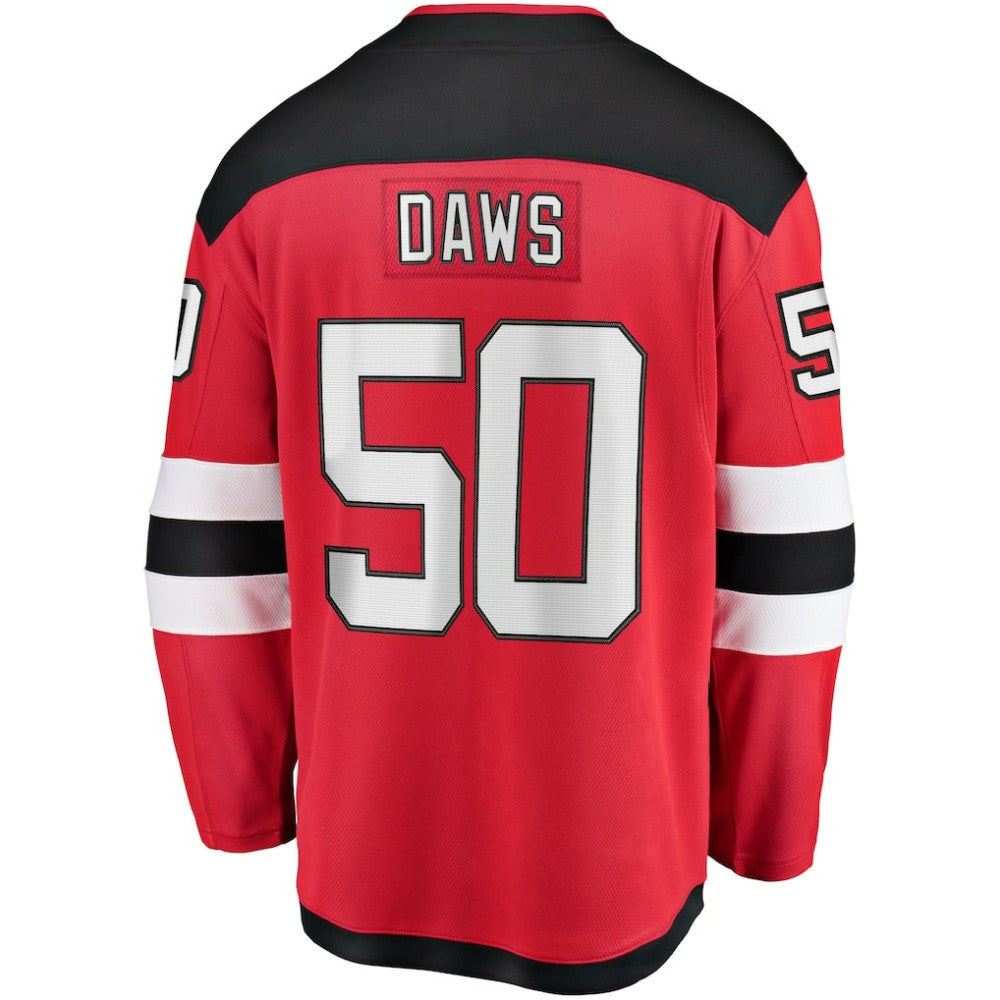 Nico Daws New Jersey Devils Fanatics Home Breakaway Player Jersey - Red | Fanatics sale