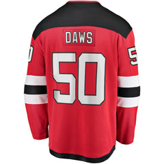 Nico Daws New Jersey Devils Fanatics Home Breakaway Player Jersey - Red | Fanatics sale