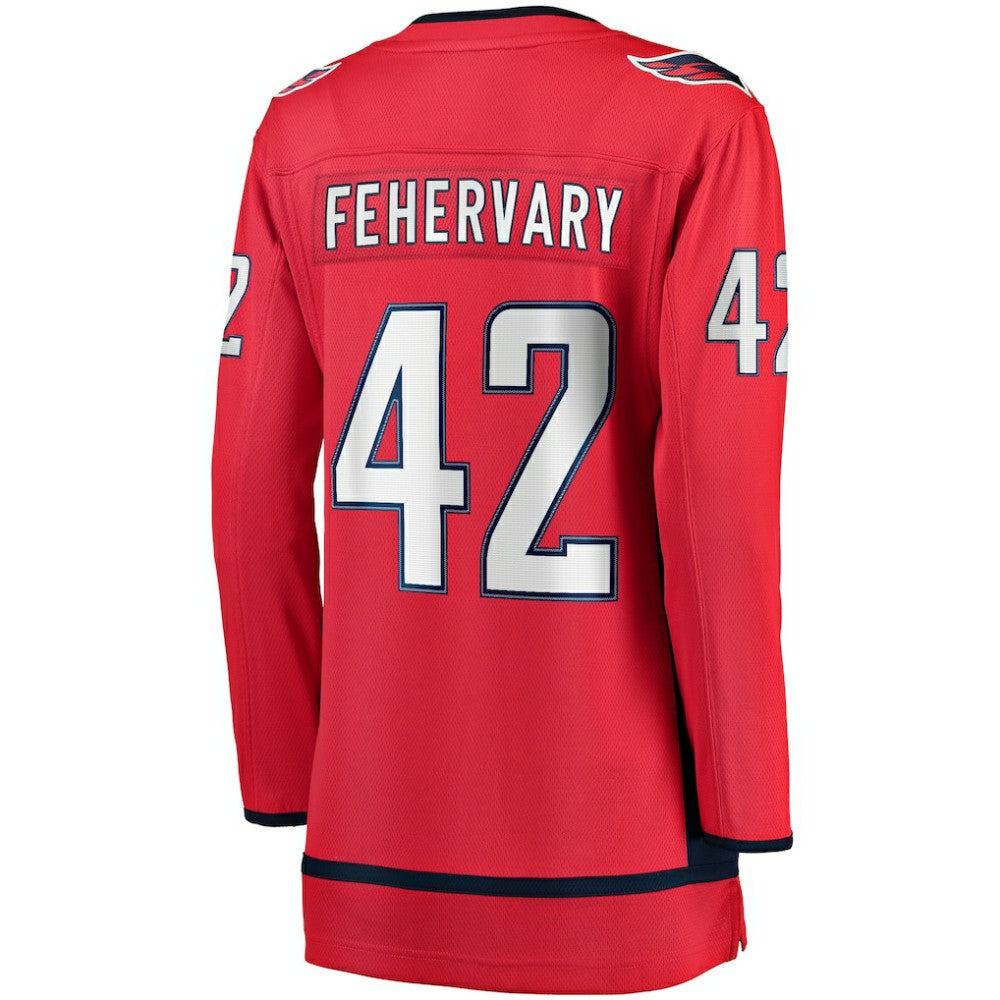 Martin Fehervary Washington Capitals Fanatics Women's Home Breakaway Player Jersey - Red | Fanatics Clearance