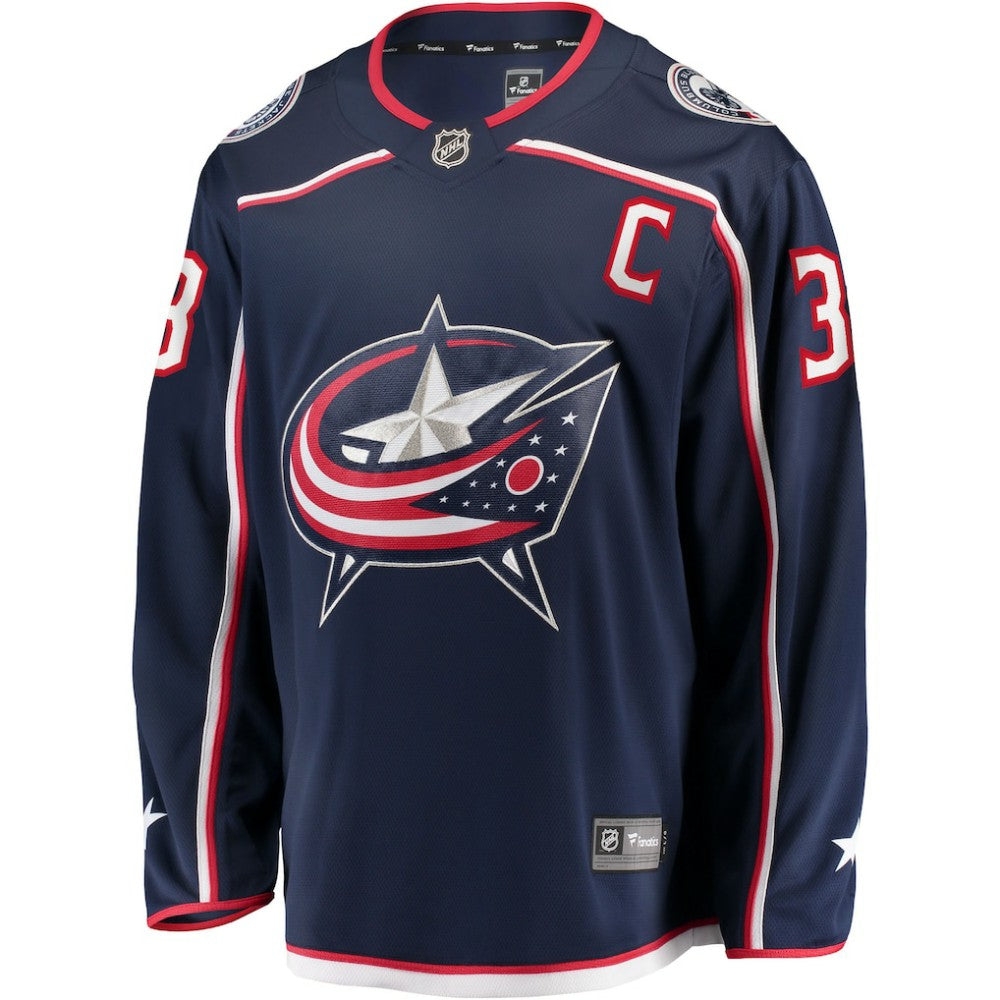 Boone Jenner Columbus Blue Jackets Home Captain Patch Breakaway Player Jersey - Navy | NHL on sale