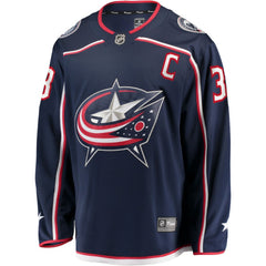 Boone Jenner Columbus Blue Jackets Home Captain Patch Breakaway Player Jersey - Navy | NHL on sale