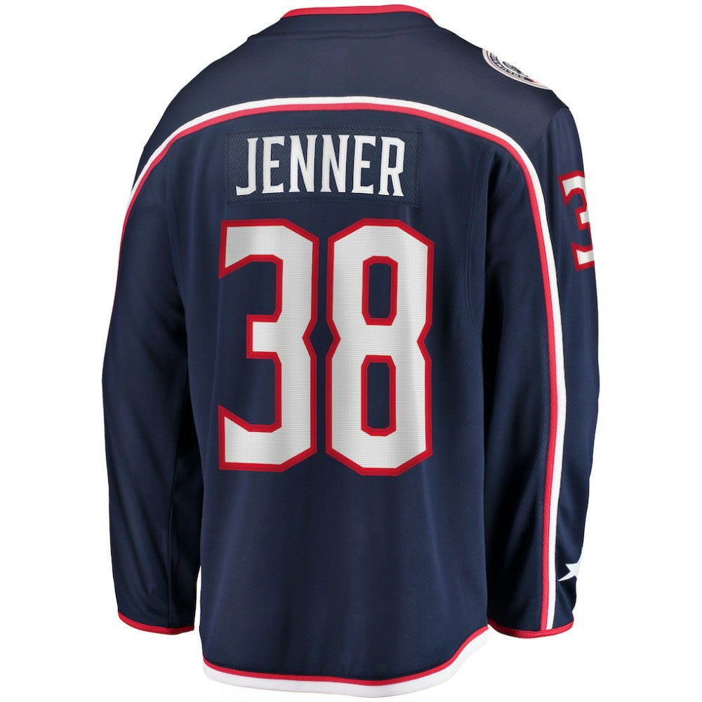 Boone Jenner Columbus Blue Jackets Home Captain Patch Breakaway Player Jersey - Navy | NHL on sale