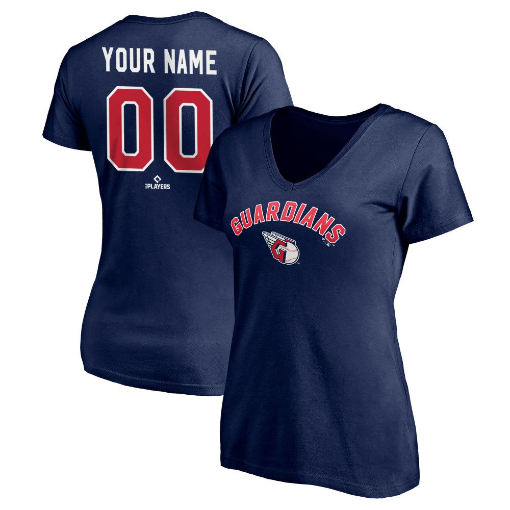 Cleveland Guardians Women's Personalized Winning Streak V-Neck T-Shirt Discount