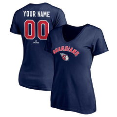 Cleveland Guardians Women's Personalized Winning Streak V-Neck T-Shirt Discount