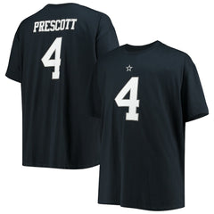 Dak Prescott Dallas Cowboys Big & Tall Player Name & Number T-Shirt - Navy - NFL