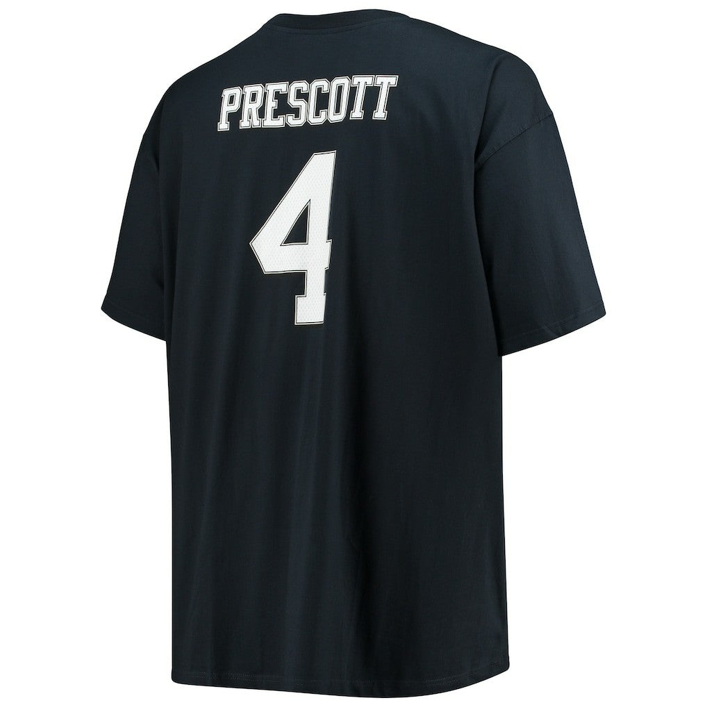 Dak Prescott Dallas Cowboys Big & Tall Player Name & Number T-Shirt - Navy - NFL