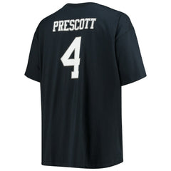 Dak Prescott Dallas Cowboys Big & Tall Player Name & Number T-Shirt - Navy - NFL