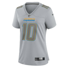 Justin Herbert Los Angeles Chargers Women's Atmosphere Fashion Game Jersey - Gray - Nike