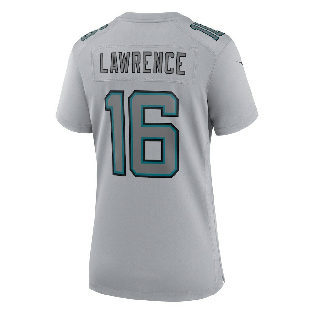Trevor Lawrence Jacksonville Jaguars Women's Atmosphere Fashion Game Jersey - Gray - Nike