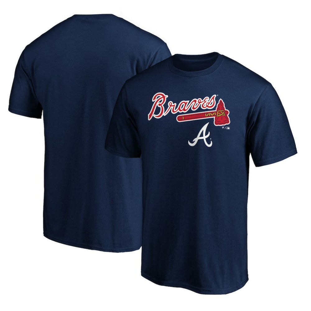 Atlanta Braves Team Lockup Logo T-Shirt Sale