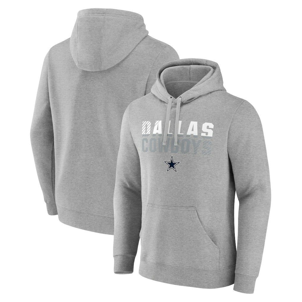 Dallas Cowboys Fade Out Pullover Hoodie - Heathered Gray - NFL
