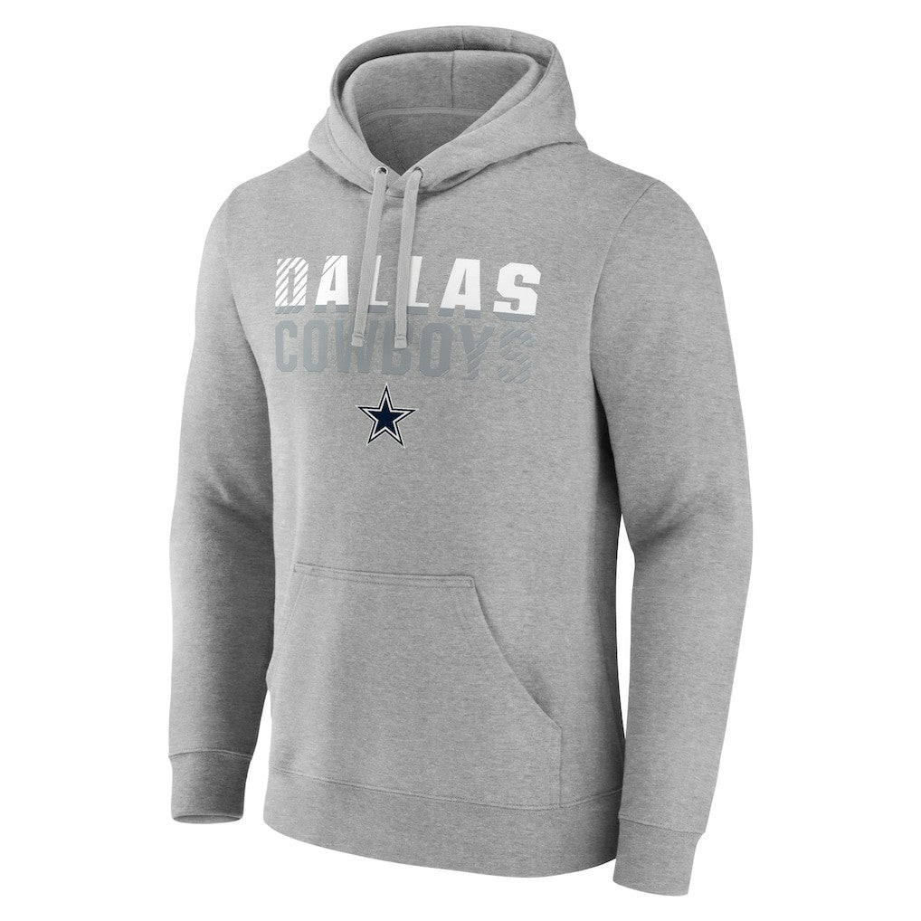 Dallas Cowboys Fade Out Pullover Hoodie - Heathered Gray - NFL