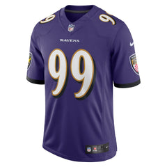 Odafe Oweh Baltimore Ravens Vapor Limited Jersey - Purple - Nike