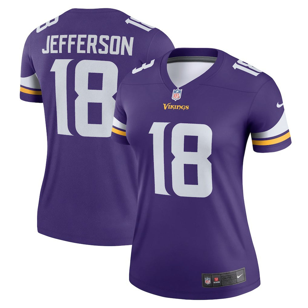 Justin Jefferson Minnesota Vikings Women's Legend Player Performance Top - Purple - Nike