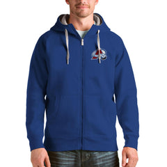 Colorado Avalanche Antigua Logo Victory Full-Zip Hoodie - Royal | NHL sale