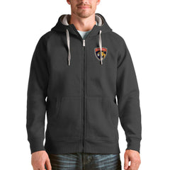 Florida Panthers Antigua Logo Victory Full-Zip Hoodie - Charcoal | NHL online