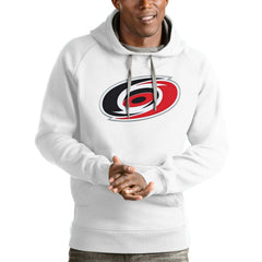 Carolina Hurricanes Antigua Logo Victory Pullover Hoodie - White | NHL near me